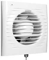 Вентилятор осевой Era 4S ET-02 D100 с сеткой таймером и тяговым выключателем белый  картинка